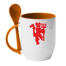 Чашка з ложкою MU - PrintSalon