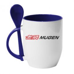 Чашка с ложкой Mugen Logo - PrintSalon