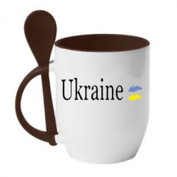Чашка с ложкой My Ukraine - PrintSalon