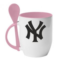 Чашка с ложкой New York yankees - PrintSalon
