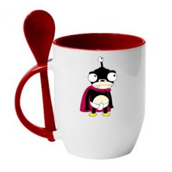 Чашка з ложкою Нібблер - PrintSalon