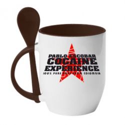 Чашка с ложкой Pablo Escobar - PrintSalon