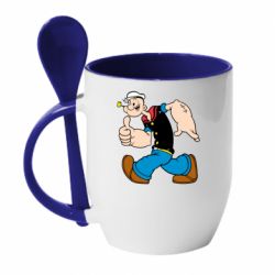 Чашка с ложкой Papay - PrintSalon