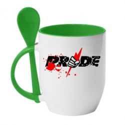 Чашка с ложкой Pride Logo - PrintSalon