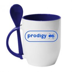 Чашка с ложкой Prodigy Logo - PrintSalon