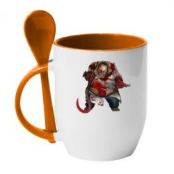 Чашка з ложкою Pudge Dota 2 - PrintSalon