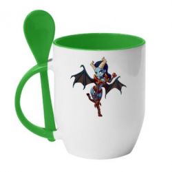 Чашка с ложкой Queen of Pain - PrintSalon