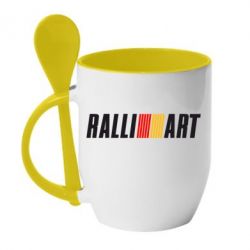 Чашка с ложкой Ralli Art Small - PrintSalon