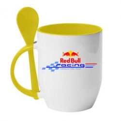 Чашка с ложкой Red Bull Racing - PrintSalon