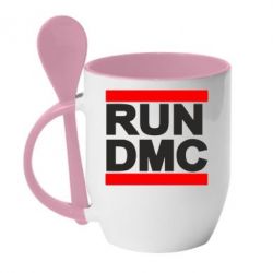 Чашка с ложкой RUN DMC - PrintSalon