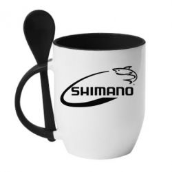 Чашка з ложкою Shimano - PrintSalon