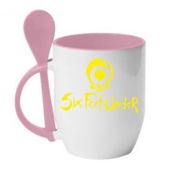 Чашка с ложкой Six Feet Under - PrintSalon