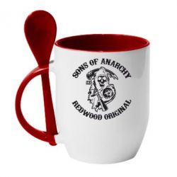 Чашка с ложкой Sons of Anarchy - PrintSalon