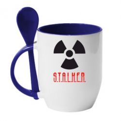 Чашка с ложкой Stalker - PrintSalon