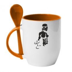 Чашка з ложкою Star Wars з гантелей