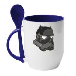 Чашка с ложкой Stormtrooper Batman - PrintSalon