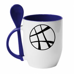 Чашка с ложкой Strange Logo - PrintSalon