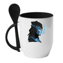 Чашка с ложкой Sub-Zero - PrintSalon