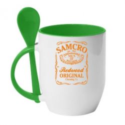 Чашка з ложкою Сини Анархії Samcro - PrintSalon
