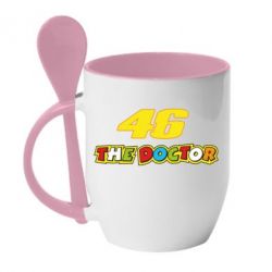 Чашка с ложкой The Doctor Rossi 46 - PrintSalon