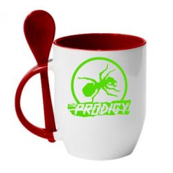 Чашка с ложкой The Prodigy муравей - PrintSalon