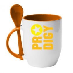 Чашка з ложкою The Prodigy Зірка - PrintSalon