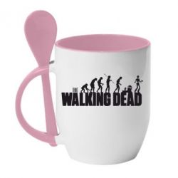 Чашка с ложкой The Walking Dead Evolution - PrintSalon