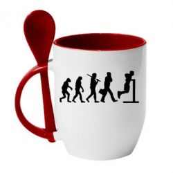 Чашка с ложкой Turnik Evolution - PrintSalon