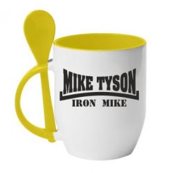 Чашка з ложкою Tyson Iron Mike - PrintSalon
