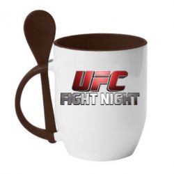 Чашка з ложкою UFC Fight Night - PrintSalon