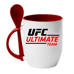 Чашка з ложкою UFC Ultimate Team - PrintSalon