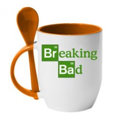 Чашка с ложкой Во все тяжкие (Breaking Bad) - PrintSalon