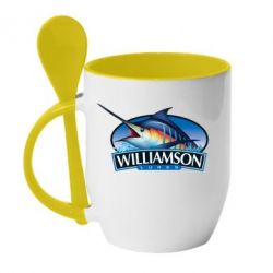 Чашка з ложкою Williamson - PrintSalon