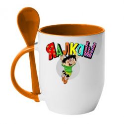 Чашка с ложкой Яалкаш - PrintSalon