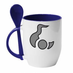 Чашка с ложкой Tzeentch - PrintSalon