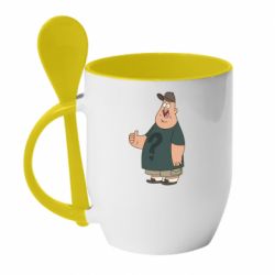 Чашка с ложкой Зус - PrintSalon