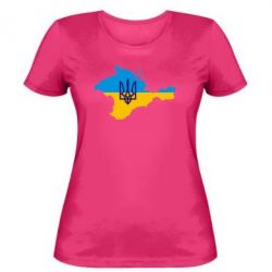 Женская футболка Крым это Украина - PrintSalon