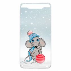 Чохол для Samsung A80 Щур і снігопад - PrintSalon