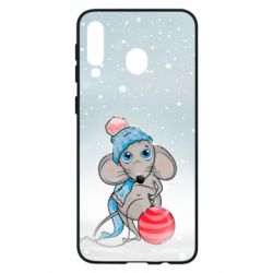 Чохол для Samsung M30 Щур і снігопад - PrintSalon