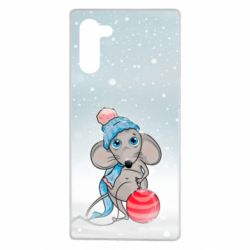 Чохол для Samsung Note 10 Щур і снігопад - PrintSalon