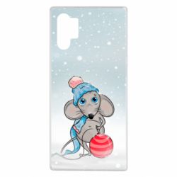 Чохол для Samsung Note 10 Plus Щур і снігопад - PrintSalon