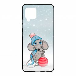 Чохол для Samsung A42 5G Щур і снігопад - PrintSalon