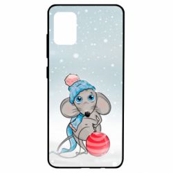Чохол для Samsung A51 Щур і снігопад - PrintSalon