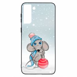Чохол для Samsung S21+ Щур і снігопад - PrintSalon