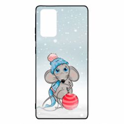 Чохол для Samsung Note 20 Щур і снігопад - PrintSalon