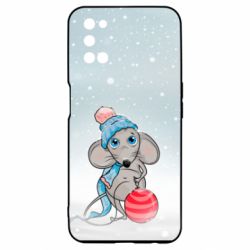 Чохол для Oppo A52 / A72 / A92Щур і снігопад - PrintSalon