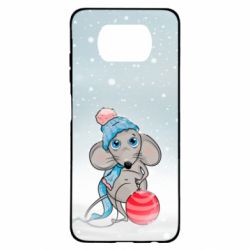Чохол для Xiaomi Poco X3 Щур і снігопад - PrintSalon