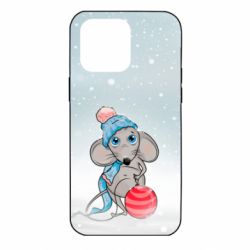 Чохол для iPhone 14 Pro Max Щур і снігопад - PrintSalon