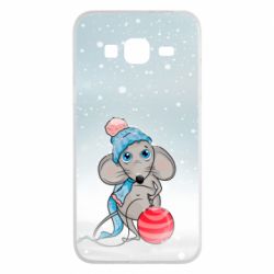 Чохол для Samsung J3 2016 Щур і снігопад - PrintSalon