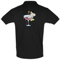 Мужское поло Щур в бокалі - PrintSalon